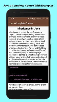 Java 9 Complete Course android App screenshot 11