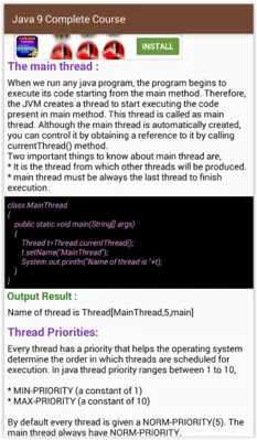 Java 9 Complete Course android App screenshot 1