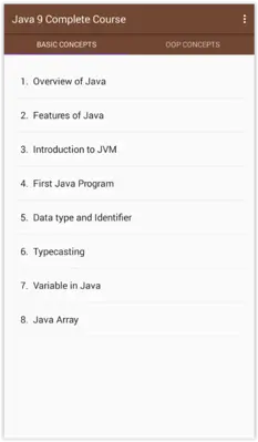 Java 9 Complete Course android App screenshot 4