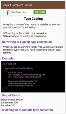 Java 9 Complete Course android App screenshot 5