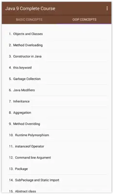 Java 9 Complete Course android App screenshot 7